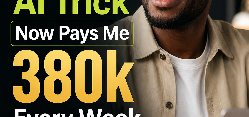 This Simple AI Trick Now Pays Me 380k Every Week