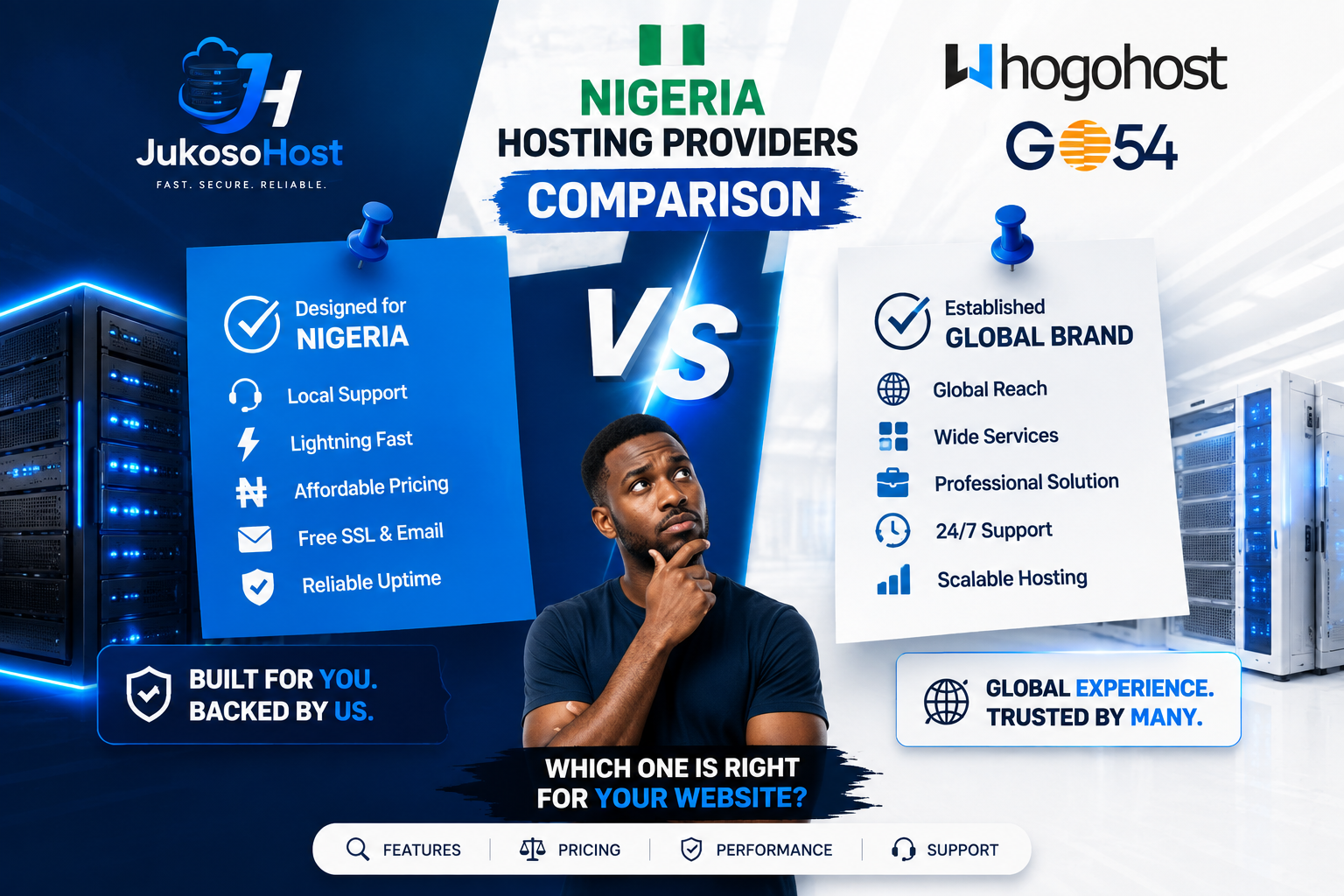Nigeria hosting providers comparison