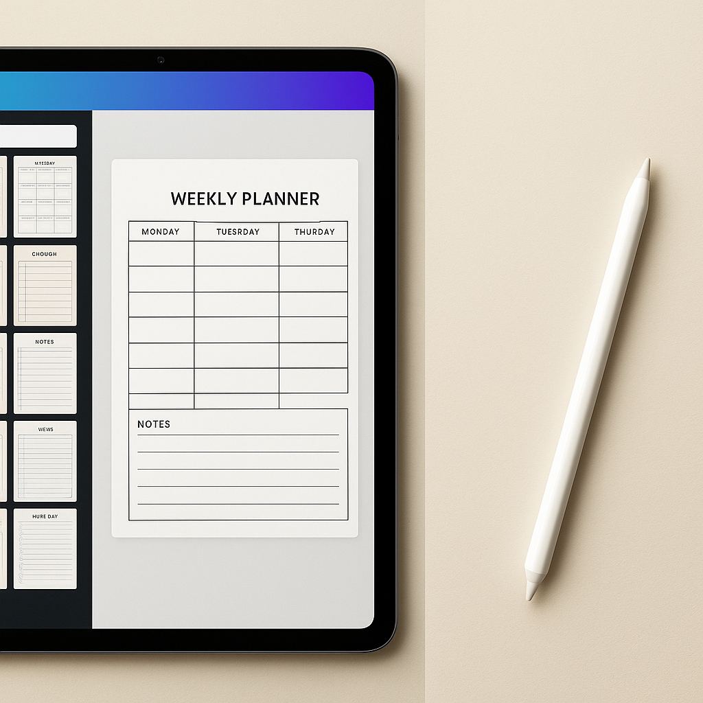digital planner templates Canva