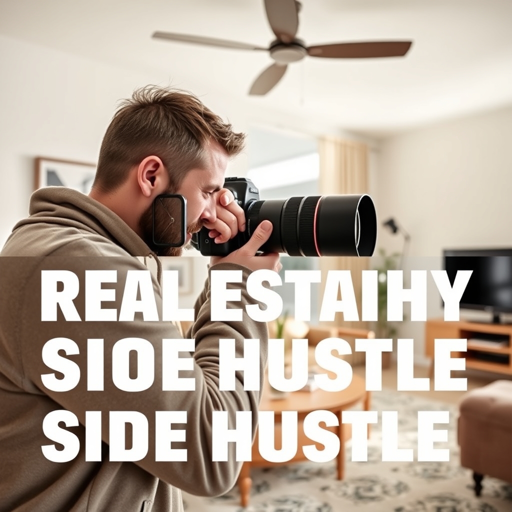 real estate photography side hustle