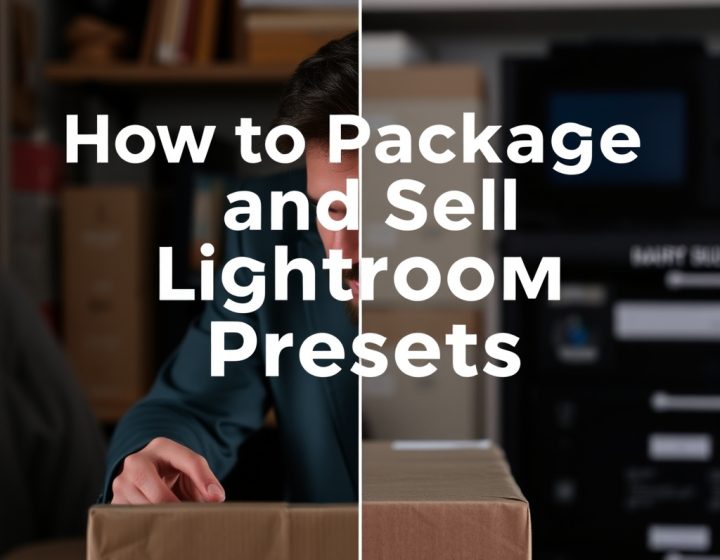 How to Package and Sell Lightroom Presets Online: A Creator’s Guide