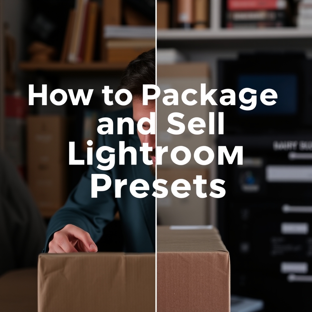 sell lightroom presets