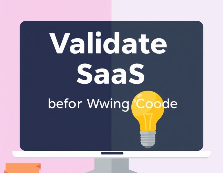 How to Validate a SaaS Idea Before Writing Code