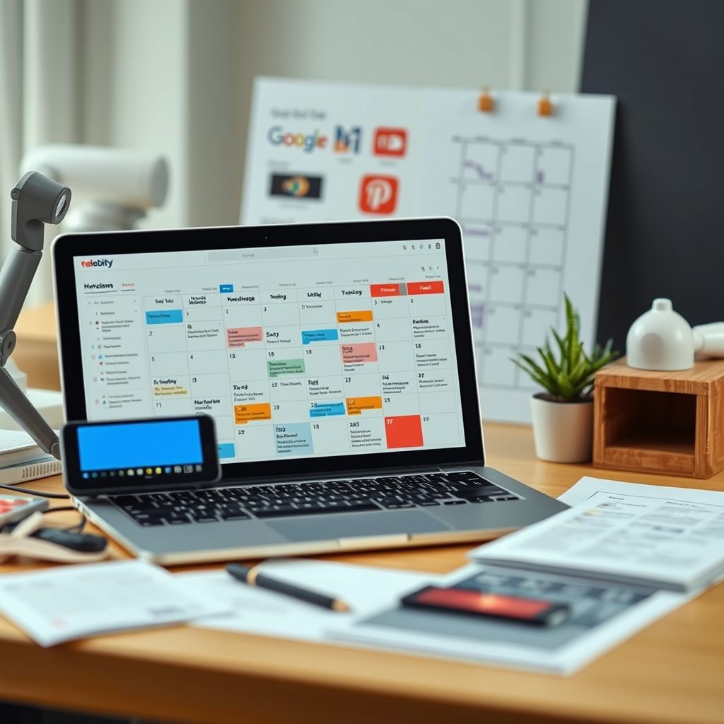 AI social media calendar